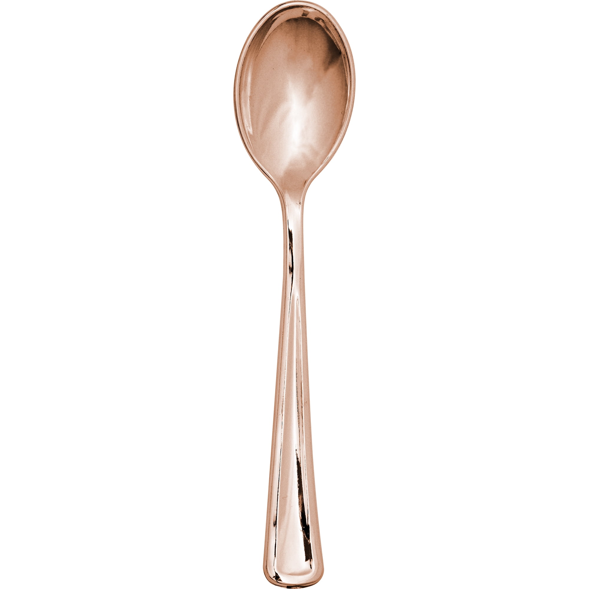 (2 pack) Rose Gold Assorted Plastic Disposable Cutlery 24 Count Forks Spoons Knives by Way to Celebrate