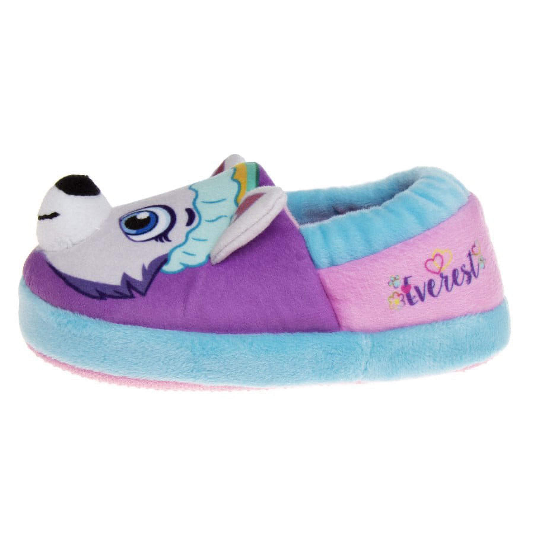 Nickelodeon Paw Patrol Toddler Girls Dual Sizes Slippers, Pink Blue, Size: 7-8