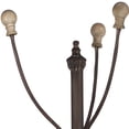 thumbnail image 4 of DecMode 17" x 72" Black Metal Coat Rack, 1-Piece, 4 of 6