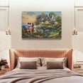 thumbnail image 6 of Mickeys & Minnies Share A Kiss in Sweetheart Cove Posters Wall Art Painting Canvas Gift Living Room Prints Bedroom Decor Poster Artworks 16x24inch(40x60cm), 6 of 6