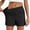 Shorts-A138Black, variant on Plus Size Shorts for Women Pull on Stretchy Trendy Shorts with Pockets Summer Loose Fit Straight Leg Casual Shorts Beach Travel Bottoms Gray XXXL