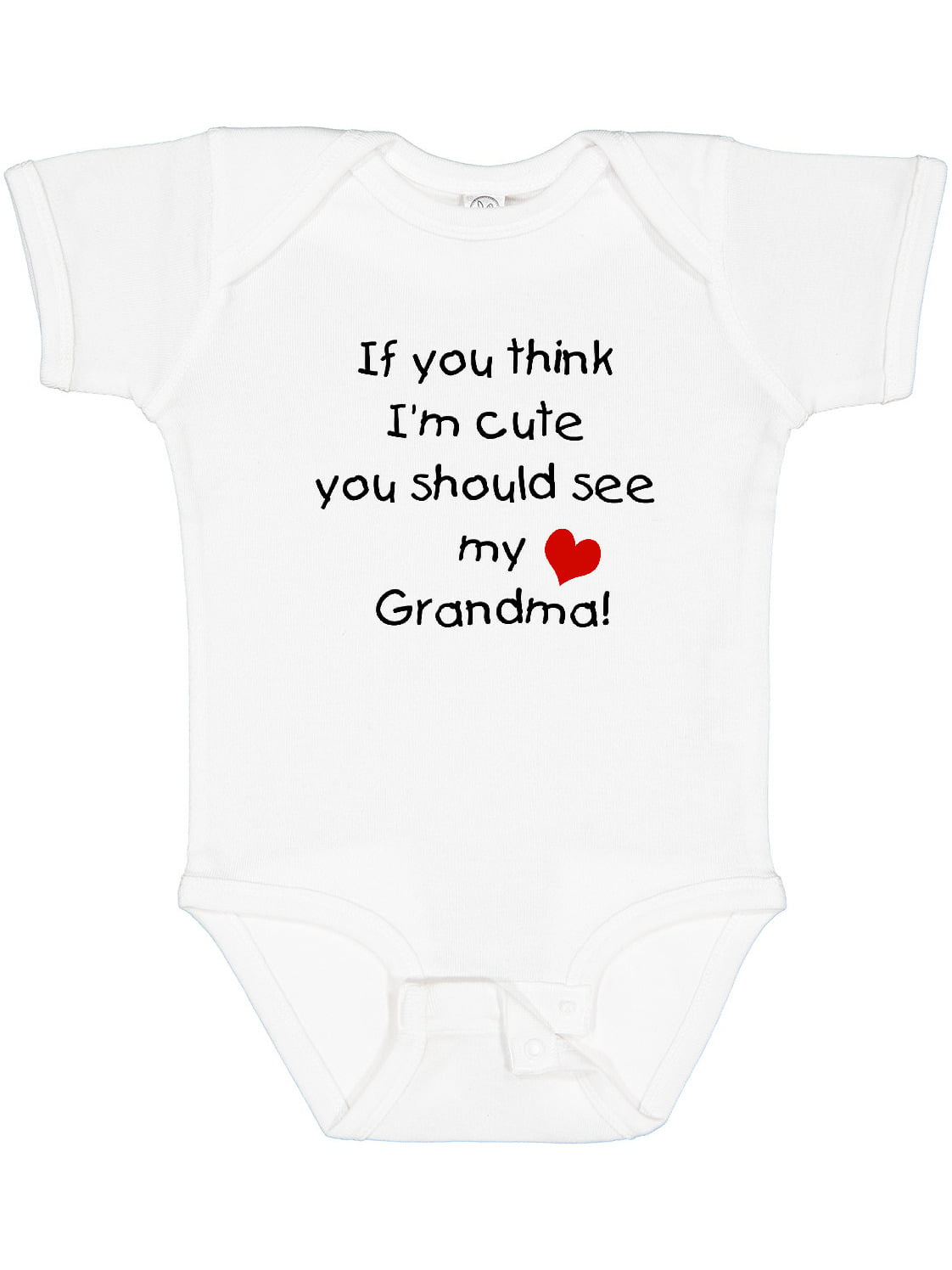 Personalised ANY NAME My Grandma Rocks Cute Boys Girls Baby Vest Bodysuit 