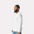 thumbnail image 3 of Gildan Mens Ultra Cotton Long Sleeve Pocket T-Shirt -GR24 Mens Classic Fit Tee, 6 Pack White, L, 3 of 5