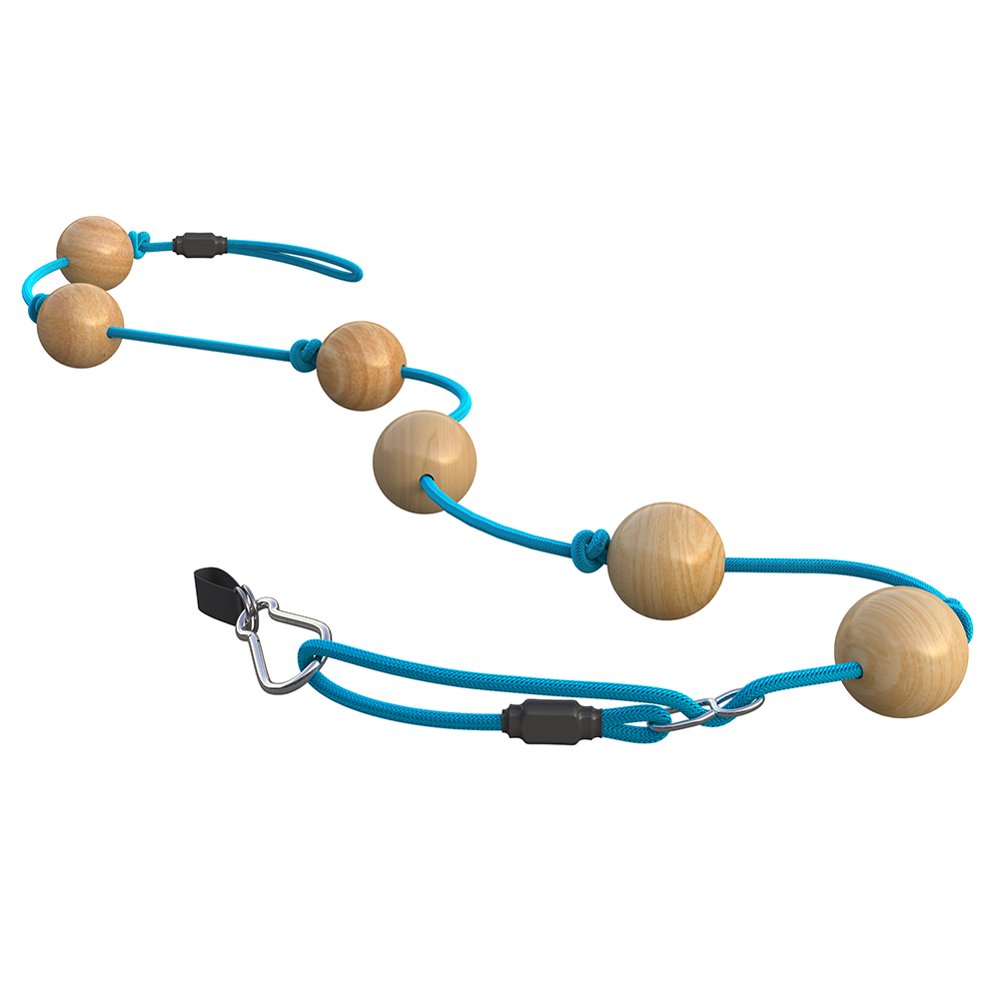 Climbing Rope Swing with Round Ball Children Game Play Set for Outdoors