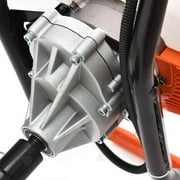 PRIJESSE Gas Powered Earth Digger Post Hole Digger with 3 Extension Rods + 3 Auger Drill Bits