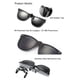 thumbnail image 3 of Gafas de Sol Polarizadas Clip-On Unisex Anti-Deslumbramiento Negras OopsMi, 3 of 7