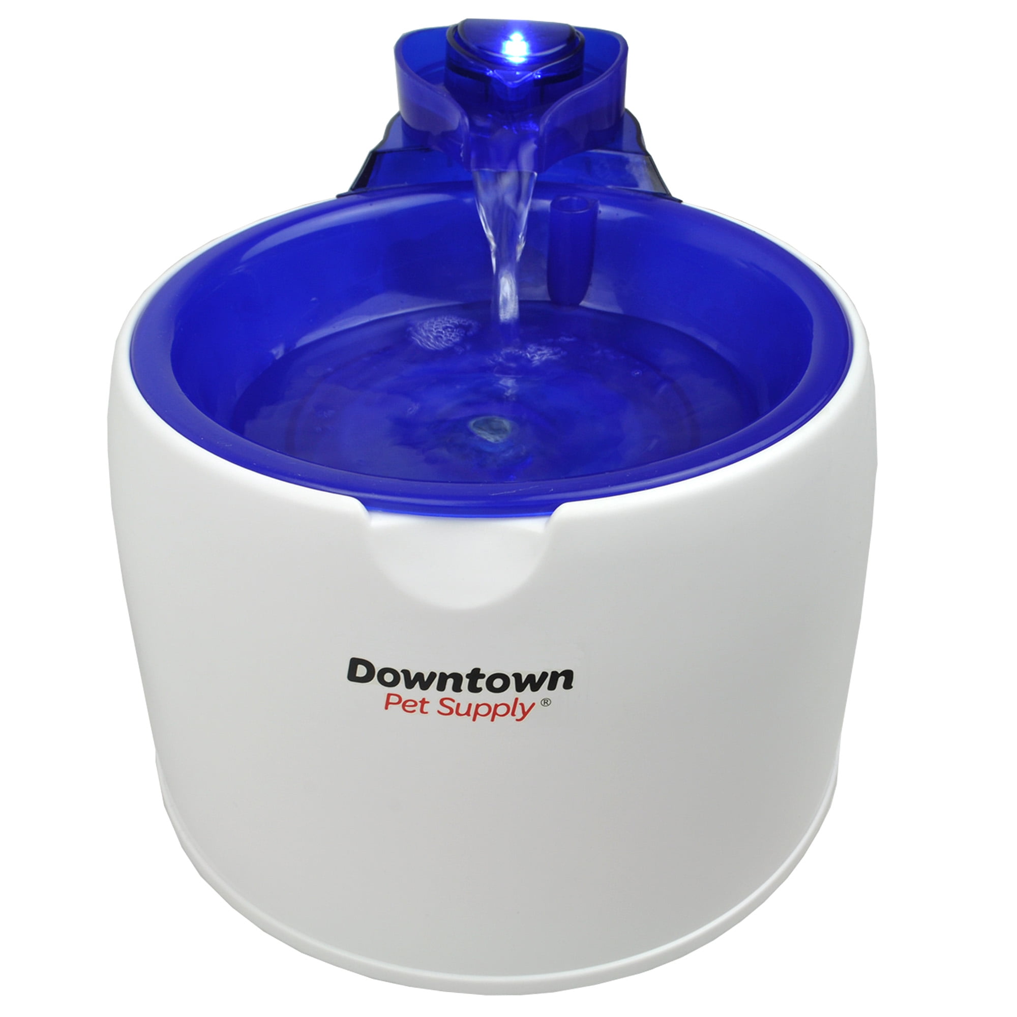 Cat / Pet Water Fountain Low Noise with LED Light, 6 Month Filter