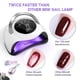 thumbnail image 2 of Uv Led Nail Lamp 120w Gel Nail Polish Uv Light For Nail Dryer Curing Lamp Faster 4 Timer Setting Professional Portable Handle For Fingernail And Toen, 2 of 5