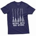thumbnail image 5 of Witches gotta have options Halloween T-shirt funny witch broom tee shirt unisex tee (3X-Large Military Green), 5 of 7