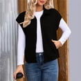 thumbnail image 2 of iHPH7 Vest Tops for Women Fall Fashion Sleeveless Vest for Women Zip Up Jacket Sleeveless Jacket Women Fall Clothes Lightweight Jacket Women Black XXL, 2 of 4