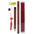 thumbnail image 2 of Herwey ZD‑02 Professional D‑Key Bamboo Flute Traditional Chinese Musical Instrument, 2 of 8