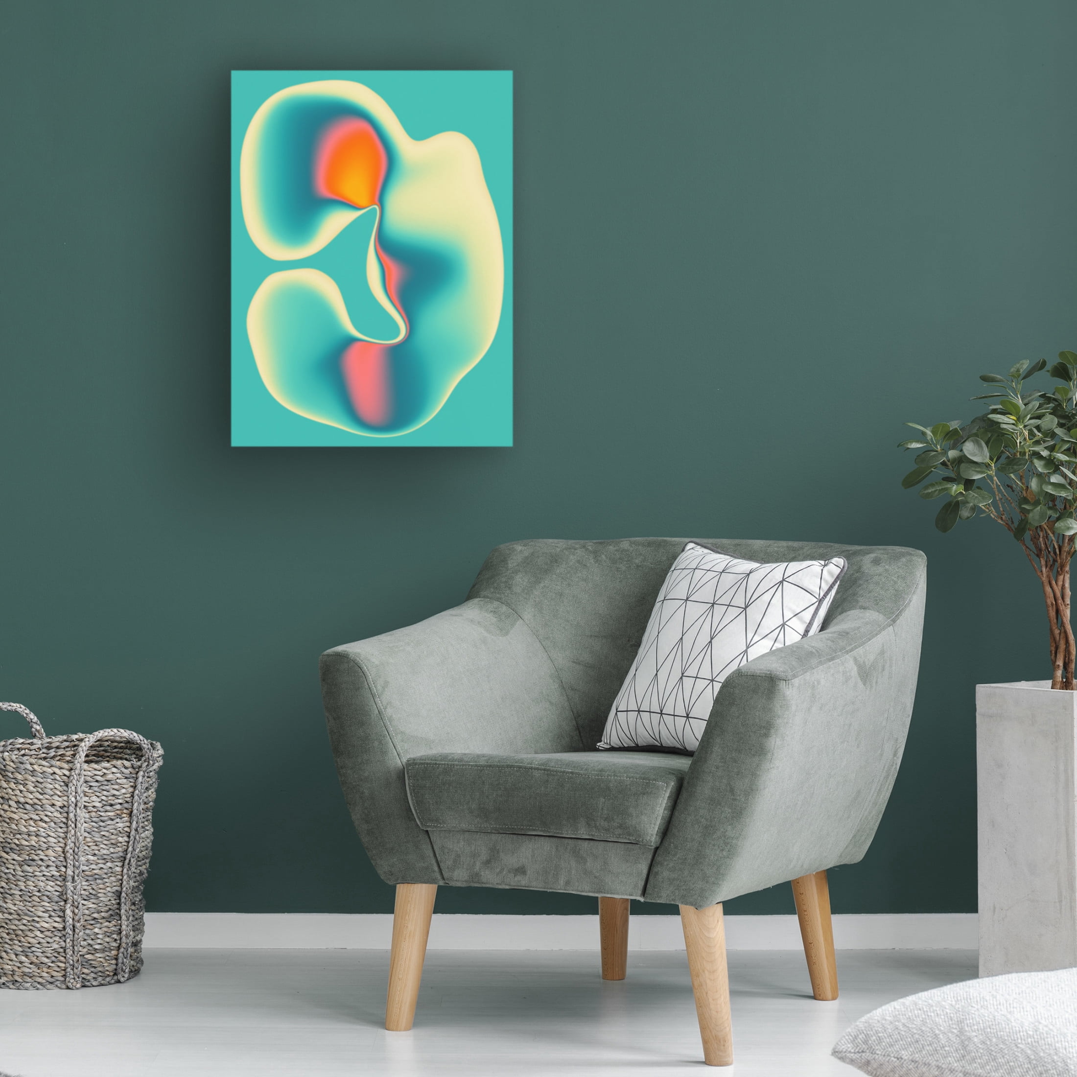 Trademark Fine Art Jazzberry Blue Entropy 2 Canvas Wall Art