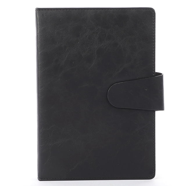 Hukapapa 1pcsa5 Diario Retro de Alto Nivel de Apariencia Bloc de Notas para Estudiantes Cuaderno de Oficina de Negocios para reuniones, Negro,