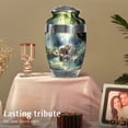 thumbnail image 5 of MUKTIVE Elephant Handcrafted Decorative Urns for Human Ashes Adult Man - Large Burial Urns for Adult Human Ashes for Mom & Dad - Funeral Gifts for Women Cremation - 10 inch, 5 of 7