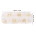 thumbnail image 4 of Nail Decoration Accessories,12 Grid Mixed Style Nail Art Decoration Nail Decoration Solid Performance, 4 of 13