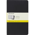 thumbnail image 1 of Cuaderno Moleskine de tapa blanda, grande, cuadrado, negro, x3, 1 of 5