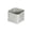 Gray, variant on Foldable Cloth Storage Basket, 5.5 x 5.5 x 4.7 in Organizer Bin for Wardrobe, Shelf, Bedroom, and Living Room, Gray Small