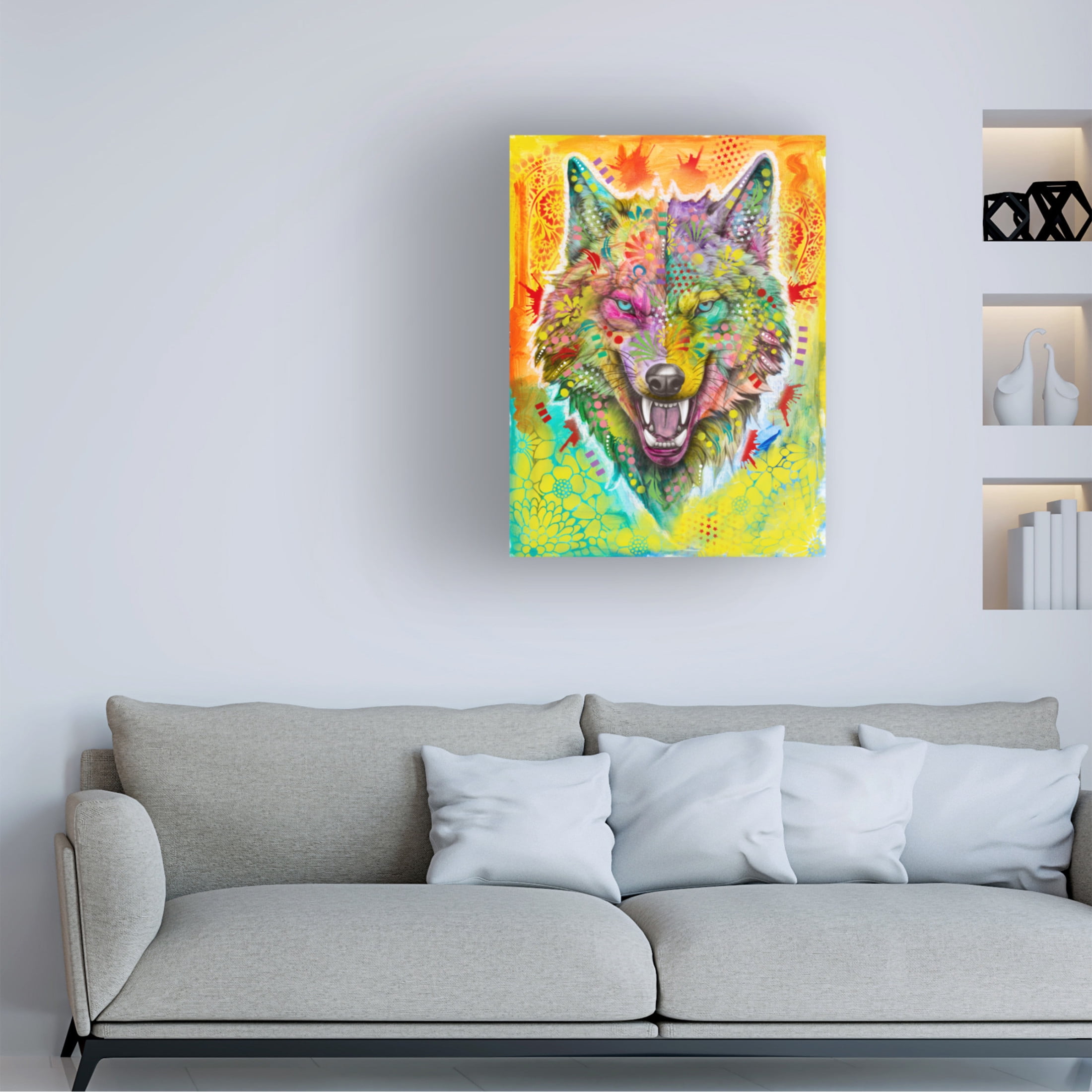 Canvas Wall Art - Dean Russo- Exclusive 'Vengeance' Wall Art for Living Room, Bedroom, or Office Décor by Trademark Fine Art - 35 x 47 Inches