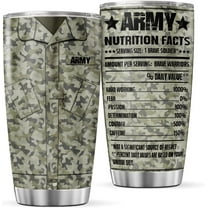 Army Travel Coffee Tumbler Us Navy Veteran Tumblers With Lid Insulated Mugs Patriotic Stainless Steel Cup 20 Oz Mug Gifts For Retired Dad Women On Military Veterans Day