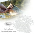 thumbnail image 4 of 200 Pcs Perles de Pêche Transparentes Double Trou Perles Rigides Transparentes, 4 of 8