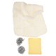 thumbnail image 1 of 2 Pcs Estropajo Con 1 Pieza Paño De Esponja Utensilios De Limpieza De Cocina Sunnimix utensilio de lavado de la cocina, 1 of 8