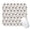 Poodle Sunglasses Red, variant on 20x22.5cm Mouse Pad, Non-Slip Waterproof Rubber Base, Smooth Precise Desk Mat,Dog Paw Checkerboard Brown White Pattern