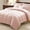 Blush Pink-Full, variant on King Comforter Set - Blush Pink Size 3 Pieces Box Stitched Bed For All Seasons Soft Lightweight Bedding Sets With 1 Down Alternative And 2 Pillow Shams