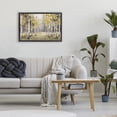 thumbnail image 3 of Stupell Industries Traditional Impressionist Birch Trees & Fall Leaves Black Floating Frame Canvas Art, 25 x 17, by Jacky Ngan, 3 of 8