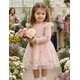 thumbnail image 2 of Vestido de Tul Rosa con Flores para Bebé Niña PATPAT 3-6 Meses, 2 of 7