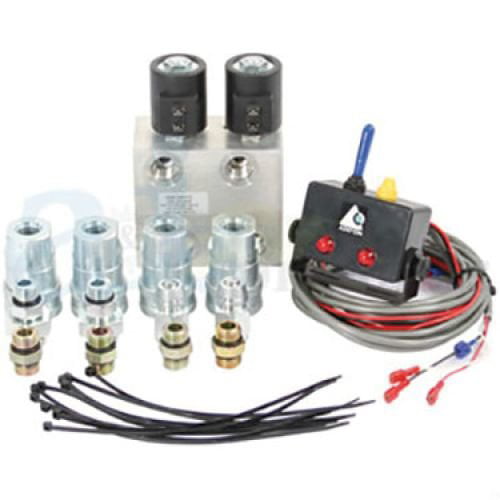 Hydraulic Multiplier 3 Circuit Kit w/ Switchbox Control & Couplers 12370 Farmer