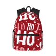 thumbnail image 1 of Balery Ho Pattern Funny Christmas Mochila para Mujeres y Hombres, Mochila Ligera Casual para Viajes, Mochila Clásica Básica para la Universidad, 1 of 6