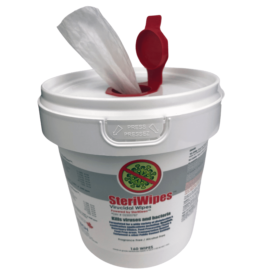 SteriWipes Virucidal Wipes Disinfectant (Case of 18 x 160 Wipes