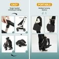 thumbnail image 5 of Huisuilinss Baby Stroller,Lightweight Travel Stroller Under 10 lbs,Compact Stroller,One-Handed Fold Umbrella Stroller With Carry Bag,Storage Basket,Adjustable Sun Canopy,Safety Harness For Airplane, 5 of 8