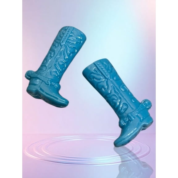 Lol Surprise doll OMG Bartz Doll Clothes Blue Cowboy Boots Signature Cursive Script Western Shoes