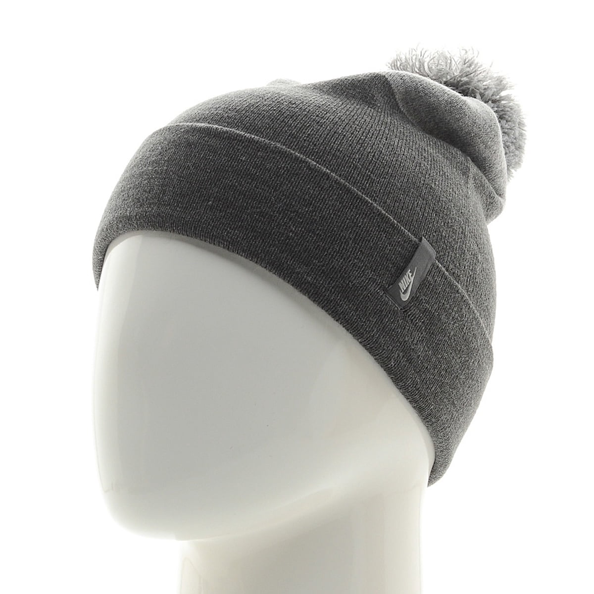 Nike - nike women's pom beanie (charcoal heather) - Walmart.com - Walmart.com