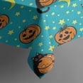 thumbnail image 5 of Halloween Black Cats with Pumpkins Square Tablecloth,Waterproof Square Table Cover,Wipeable Spillproof Washable Table Cover for Home Kitchen Party Decor 42"X42"(107x107cm), 5 of 6