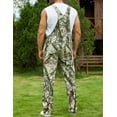 thumbnail image 2 of Camo Overalls for Men Work Utility Coveralls Bibs Romper Jumpsuit with Zipper Fly(Beige Camouflage,3XL), 2 of 8