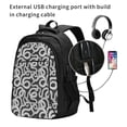 thumbnail image 2 of Balery Snake Print USB Charging Backpack for Men and Women - Water-Resistant, Anti-Theft Laptop Backpack with USB Port for Travel, Work, School, and College, 2 of 7
