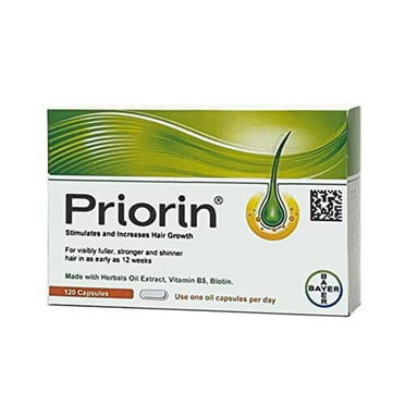 PRIORIN Hair Growth Formula 120 Capsule - Help Weak  Thinning Hair Original German Brand