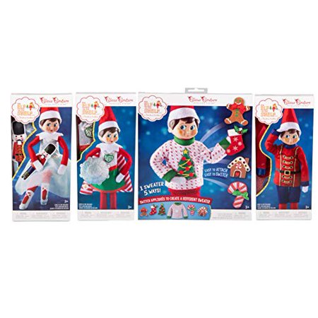Elf on The Shelf Sweater, Superhero, Solider, and Sugar Plum