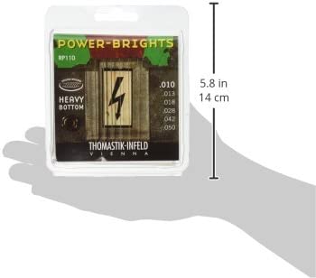 Thomastik RP110 Power-Brights Heavy Bottom Medium-Light Electric Guitar Strings