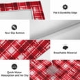 thumbnail image 5 of Red Plaid Outdoor Rug 5x7 Ft, Non Slip Washable Area Rug, Modern Art Checkered Farmhouse Patio Rugs Carpet Runner, Large Floor Mat for Indoor/Outdoor Deck Porch Camping, 5 of 8