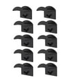 thumbnail image 2 of Bewildely Paquete de 10 soportes para gorras de béisbol autoadhesivos montados en la pared puerta trasera baño hogar sombrero almacenamiento Almacenamiento y organización del hogar, 2 of 6