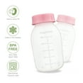 thumbnail image 6 of Maymom Breast Pump Bottle Compatible with Medela Pump in Style MaxFlow, Freestyle, Swing Maxi Pump, Maymom Breastshields; Compatible with Ameda Mya Joy, Finesse and Purely Yours Pumps; 8pc/pk, 6 of 7