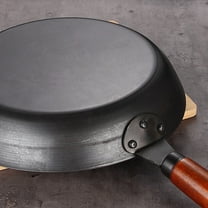 Supvox Nonstick Kitchen Wok Pan with Wooden Handle for Home Cooking on Gas Stove