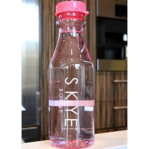 SKYE Bouteille - la Bouteille d'Eau la Plus Fraîche du Monde! Rose Non Givré 18oz Étanche Sans BPA Sport Grand Ouverture Bleu Rose Vert Noir Violet Orange