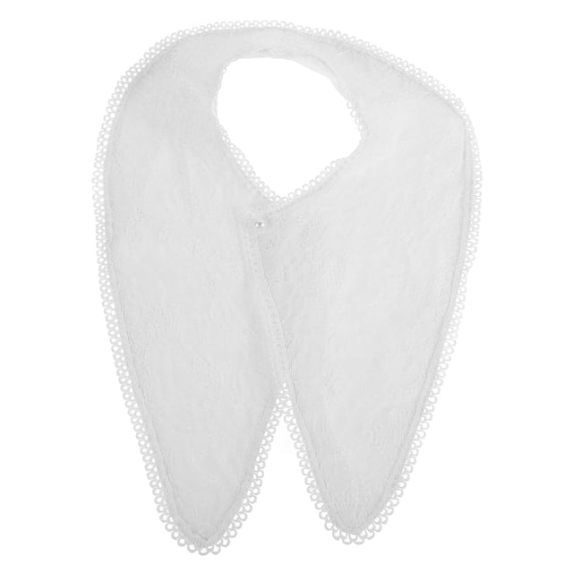 Cuello falso desmontable, elegante, cuello de media camisa, cuello falso desmontable, cuello falso redondo para mujeres y niñas.
