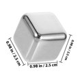 thumbnail image 2 of IDEANATEGRATE 1Jgo De Hielo De Metal Para Bebidas Con Enfriamiento Extendido Acero Inoxidable, 2 of 8
