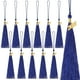 thumbnail image 1 of 12 borlas decorativas para birrete de graduación, accesorios para ceremonia de graduación con dije del año 2025., 1 of 8