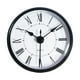 thumbnail image 1 of Reloj de pared con números romanos, redondo, decoración silenciosa, reloj decorativo fácil de leer, mecánico para sala de estar, oficina, cocina,, 1 of 9